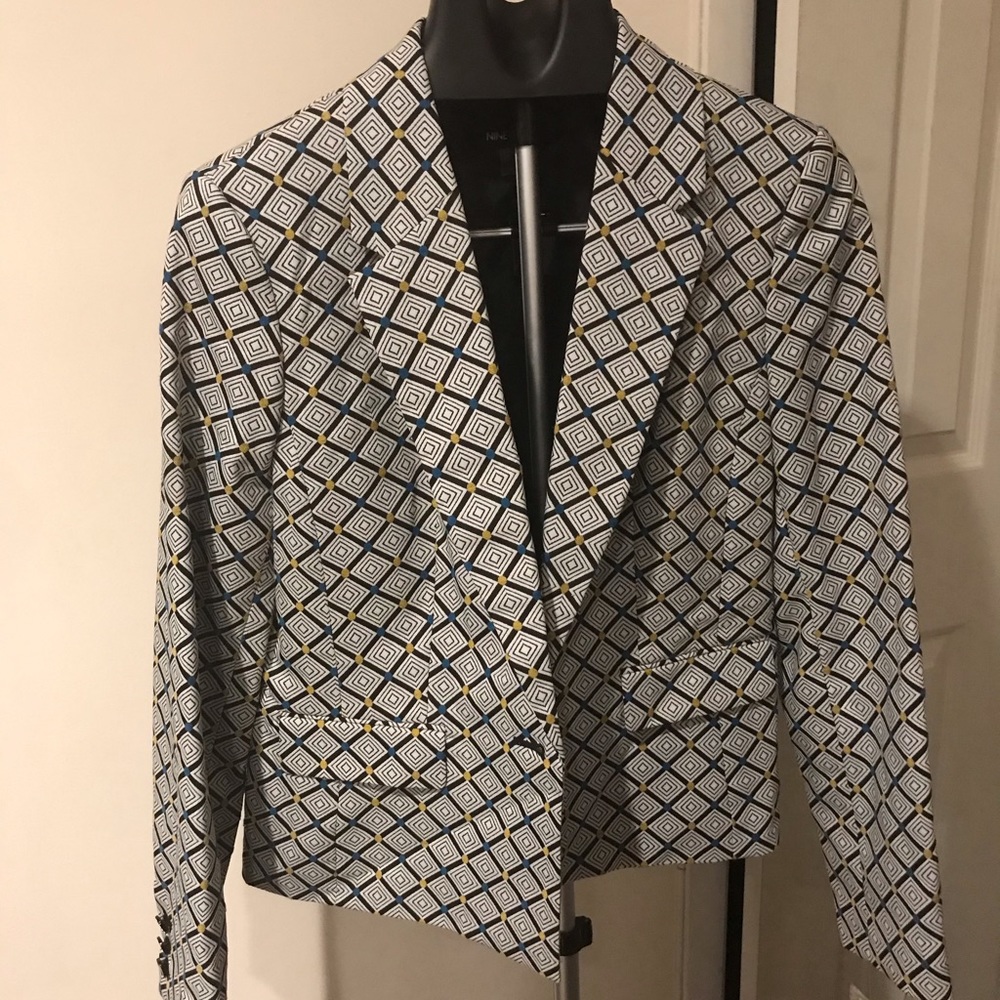 Patterned Blazer